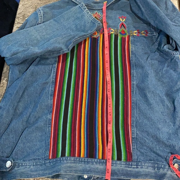 Embroidered Denim Jacket - Picture 5 of 6